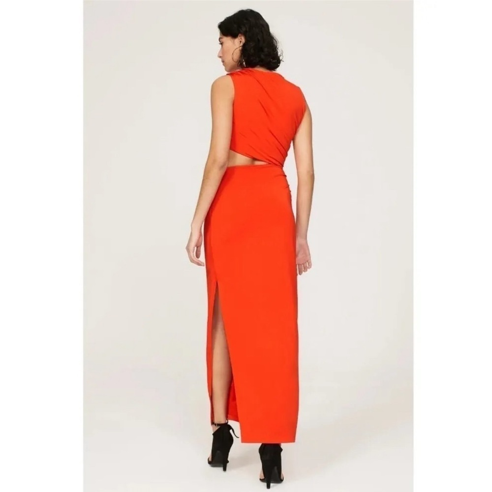 Atlein Collective Cutout Dress Orange - Picture 2 of 3